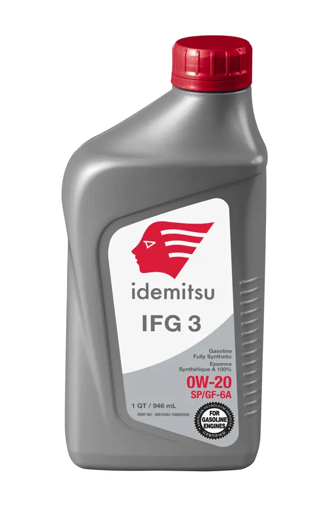 Idemitsu IFG 3 Motor Oil 0W20 Full Synthetic 1 qt (US) AIC