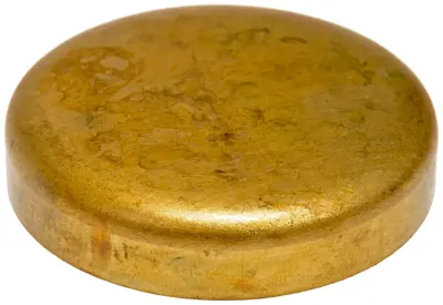Brass Cup Expansion Plug 1-49/64 In., Height 0.380 NOE 565036