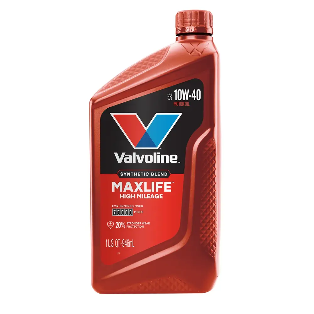 レスペラオイル Valvoline High Mileage MaxLife Motor Oil 10W40 Synthetic Blend 1