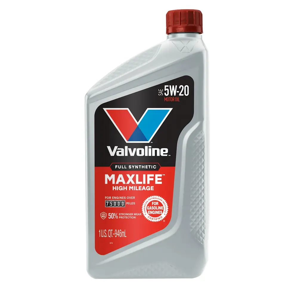 精油オイル8種 5204 Valvoline High Mileage MaxLife Motor Oil 5W20 Full Synthetic 1 qt