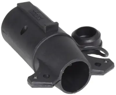 Trailer Wire Connector 7-Blade RV To 6-Pole Round BK 7551845 | Buy
