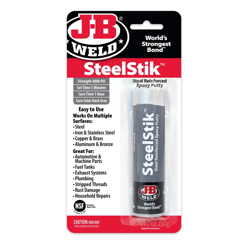 J-B Weld SteelStik Epoxy Putty - 2 oz NCB 8267S | Buy Online