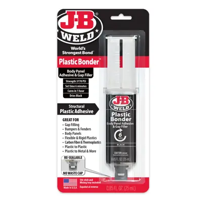 J-B Weld PlasticBonder Black Syringe Epoxy - 25ml NCB 50139 | Buy