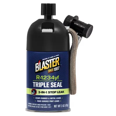 Blaster® R-1234yf Triple Seal© 3-in-1 Stop Leak w/Fill Hose - 3 oz