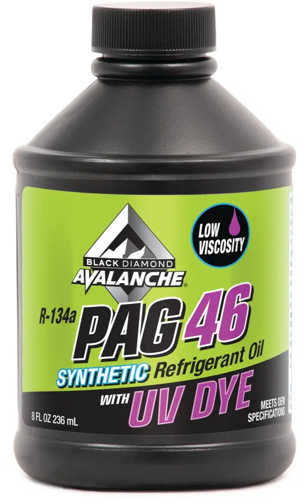 Avalanche Black Diamond PAG 46 Oil with UV Dye - 8 oz NCB BD022