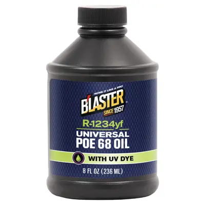 Blaster® R-1234yf Universal POE 68 Oil with UV Dye - 8 oz NCB