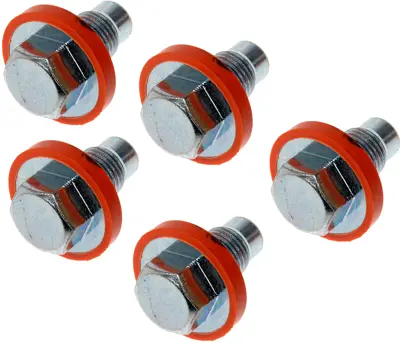 Oil Drain Plug Pilot Point Molded Gasket 1/2-20, Head Size 5/8 In