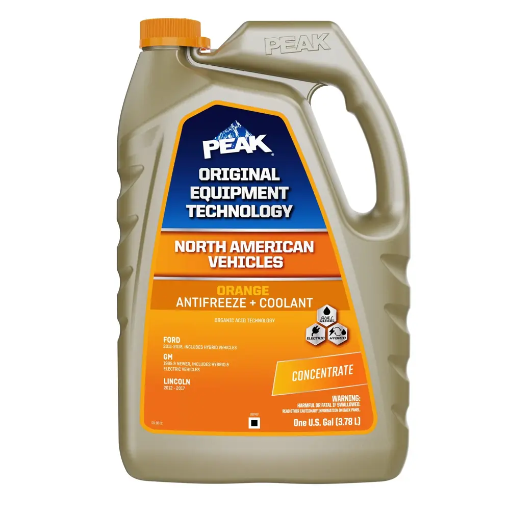 PEAK OE North American Vehicles Orange OAT Antifreeze + Coolant