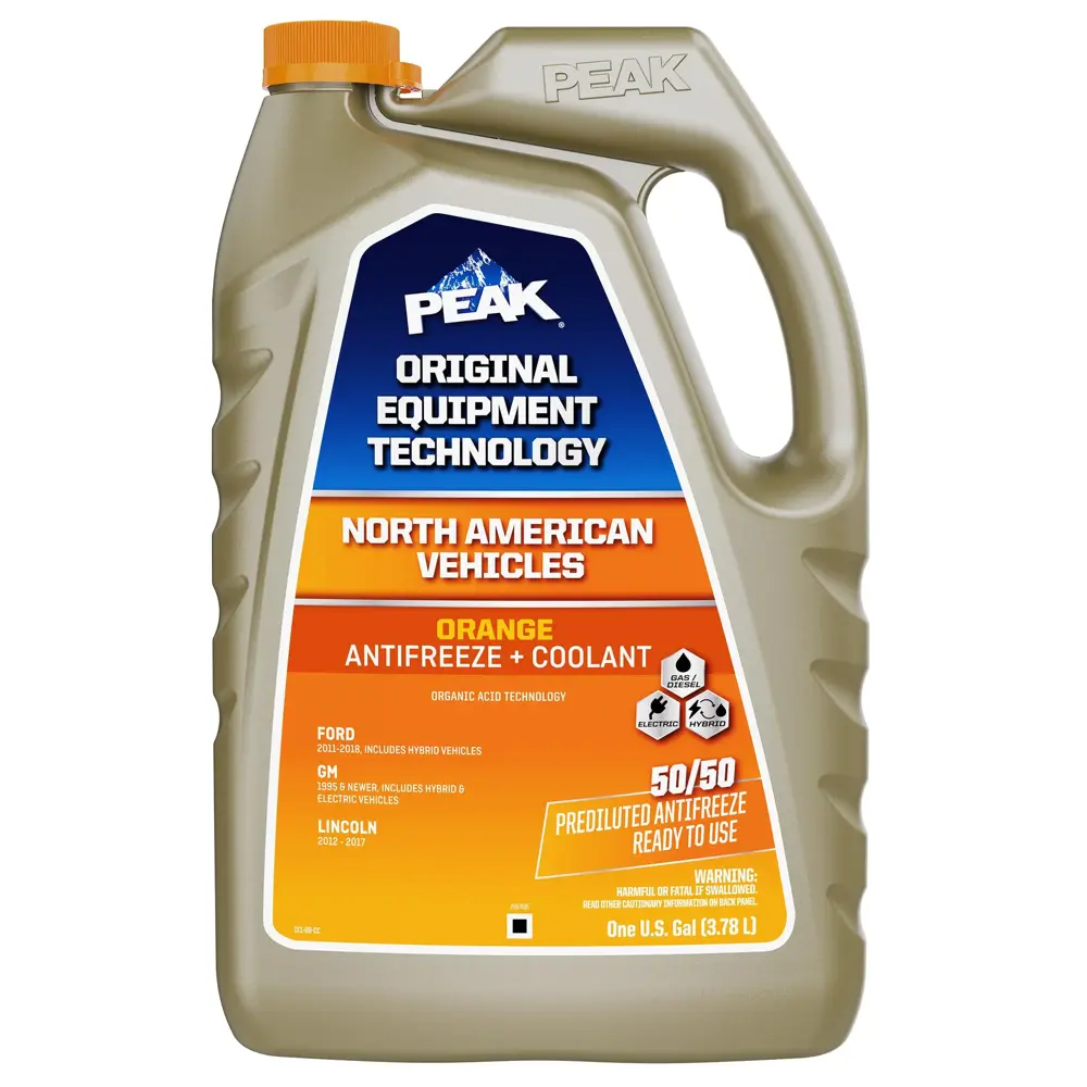 PEAK OE North American Vehicles Orange OAT Antifreeze + Coolant
