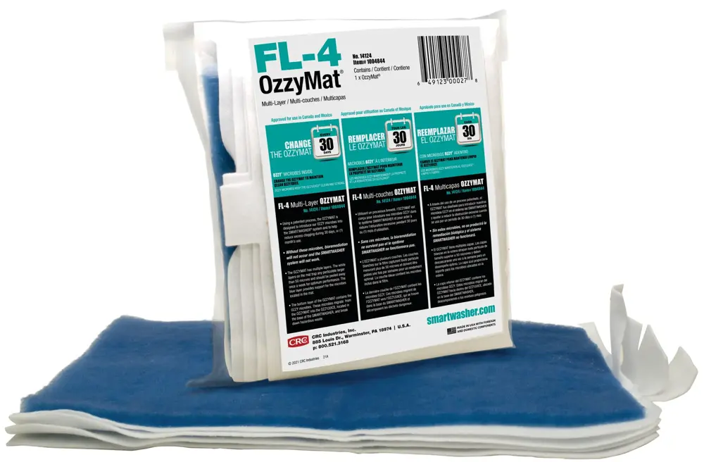 Massu様 CRC SmartWasher® FL-4 OZZYMAT Multi-Layer Fluid Activation Mat SW