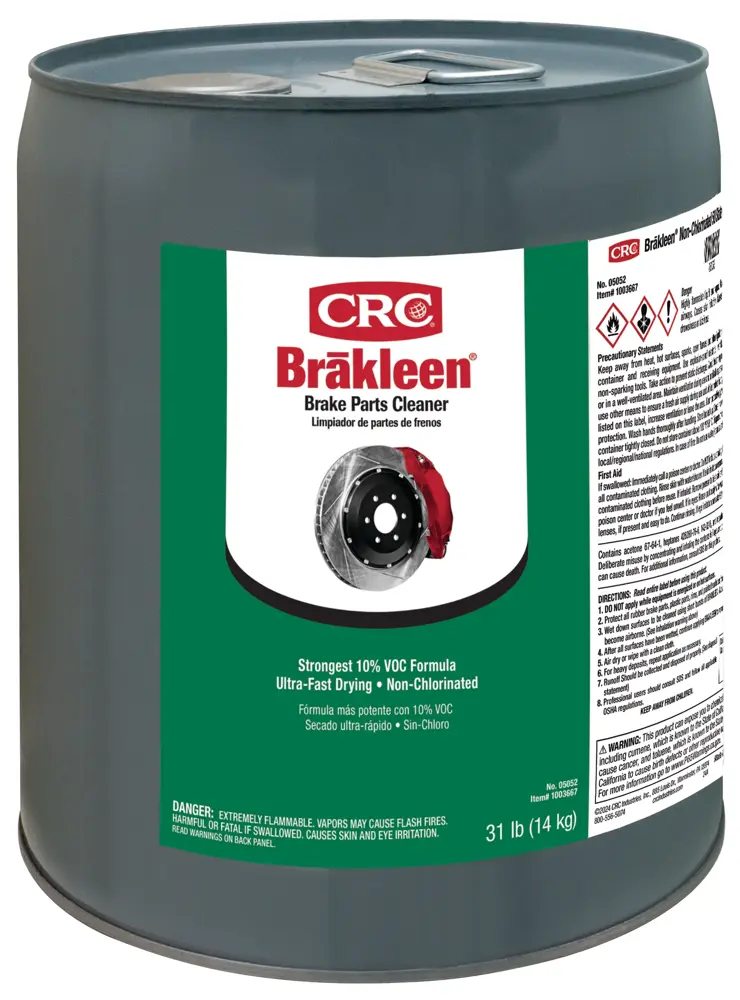 CRC Brākleen Brake Parts Cleaner - Non-Chlorinated - 50 State