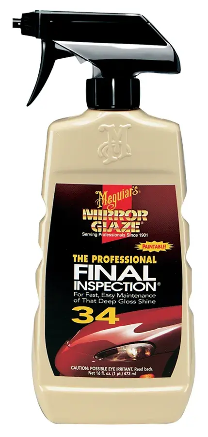Wax - Cleaner & Polish Meguiar's Mirror Glaze 34 Final Inspection
