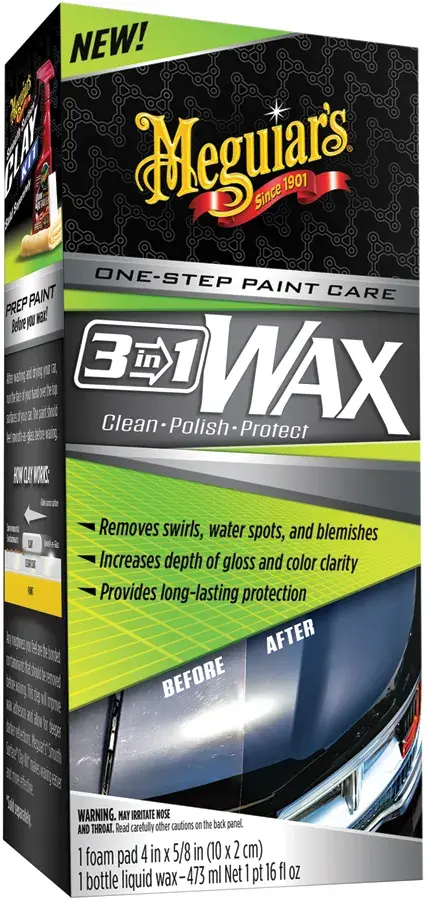 Meguiar's 3 in 1 Cleaner Wax NCB G191016 | Buy Online - NAPA Auto