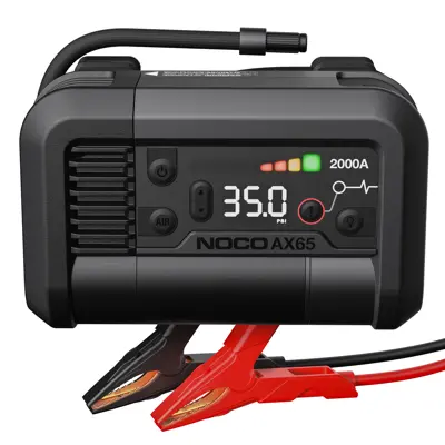 NOCO Boost+Air AX65: 2000A Jump Starter with Air Compressor Tire
