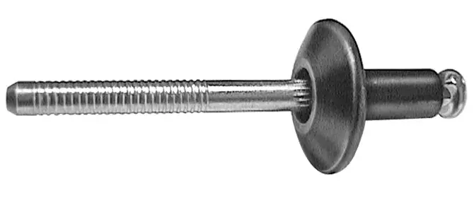3点まとめ買い あやめ 新品 アマゾンブランド Rivet Classic Rivets Ford Peel Type Specialty Rivet Aluminum Rivet (Black) BK