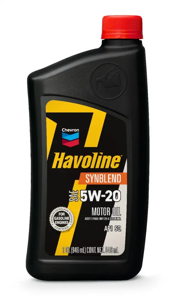 Havoline Motor Oil 5W20 Synthetic Blend 1 qt (US) HAV 223393481