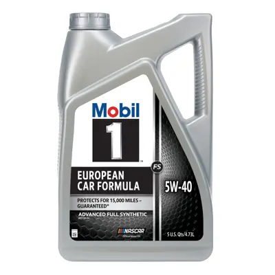Mobil 1 FS European Car Formula Motor Oil 5W40 Full Synthetic 5 qt