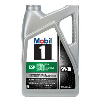 Mobil 1 ESP Motor Oil 5W30 Full Synthetic 5 qt (US) MOB 127513