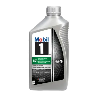 Mobil 1 ESP Motor Oil 0W40 Full Synthetic 1 qt (US) MOB 127918