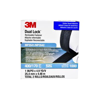 3M™ Dual Lock™ Reclosable Fastener MP3560 Clear 1 in x 5 yd Type 