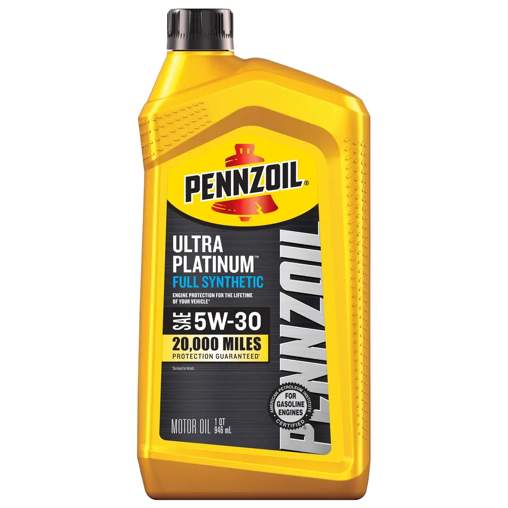 Pennzoil Ultra Platinum Motor Oil 5W30 Full Synthetic 1 qt (US