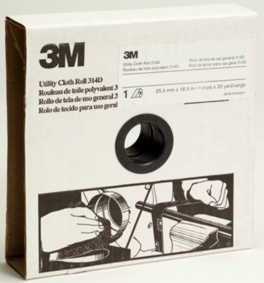 ファッションなデザイン 3M™ Utility Cloth Roll 314D P120 J-weight 1 in x 20 yd MMM 練習用具