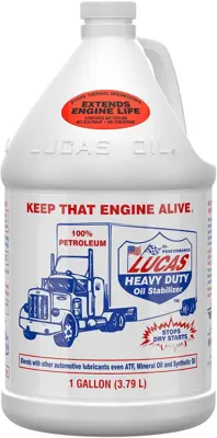Lucas Oil Heavy Duty Oil Stabilizer Motor Oil Additive 1 Gal