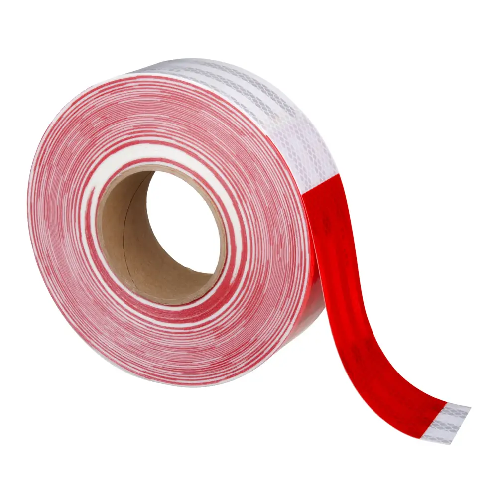3M 983-326 Series 6 Red/White Conspicuity Reflective Tape – 2 Rolls, 30' Each (67535)