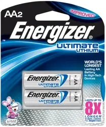 Energizer AAA 1.5 V Lithium-Ion Battery 2-Pack BK L92BP2 | Buy