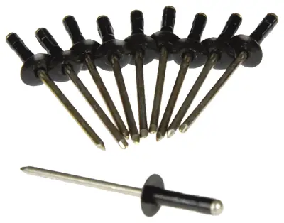 Rivets Chrysler Specialty Rivet Aluminum Rivet (Black) BK 6653125
