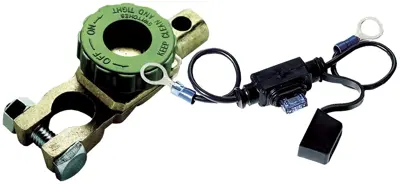 Battery Disconnect Switch - Universal Top Mount w/ Fused Bypass NW