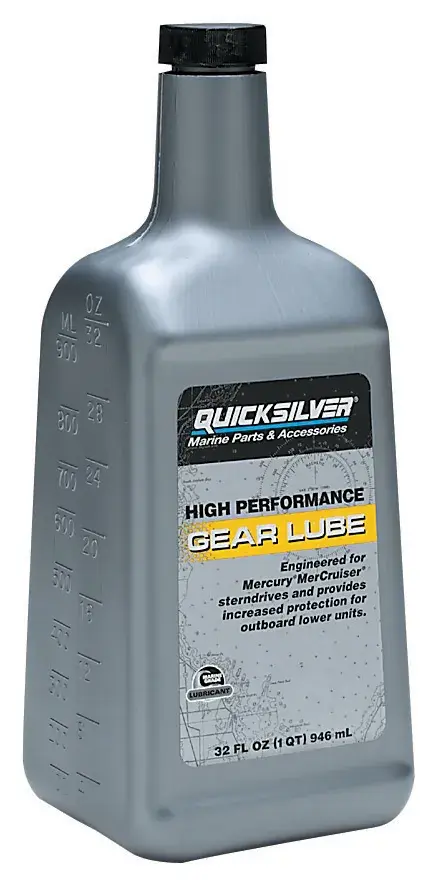 Quicksilver SAE90 Marine High Performance Gear Lube - 32 fl oz (US