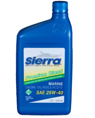 Sierra Motor Oil 25W40 Conventional 5 qt (US) SME 1894004 | Buy 