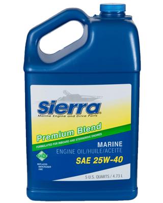 Sierra Motor Oil 25W40 Conventional 5 qt (US) SME 1894004 | Buy 