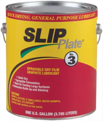 Lubricant - Graphite Based SLIP Plate Superior Graphite Company BK