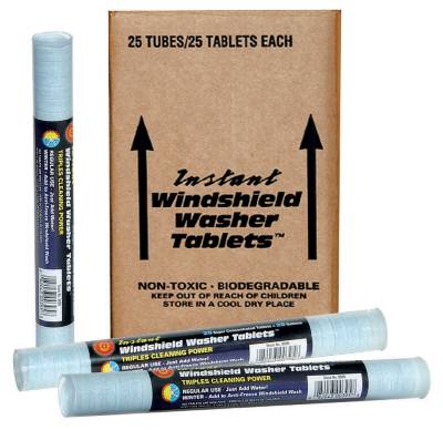 303 (230371) Windshield Washer Tablets, 25pk, Size: 1 Tablet, Blue