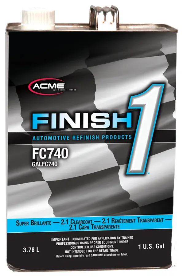Finish 1 2.1 Clearcoat Hardener – Medium – FH742 – 1 Quart – Mix 4:1 – Made In The USA