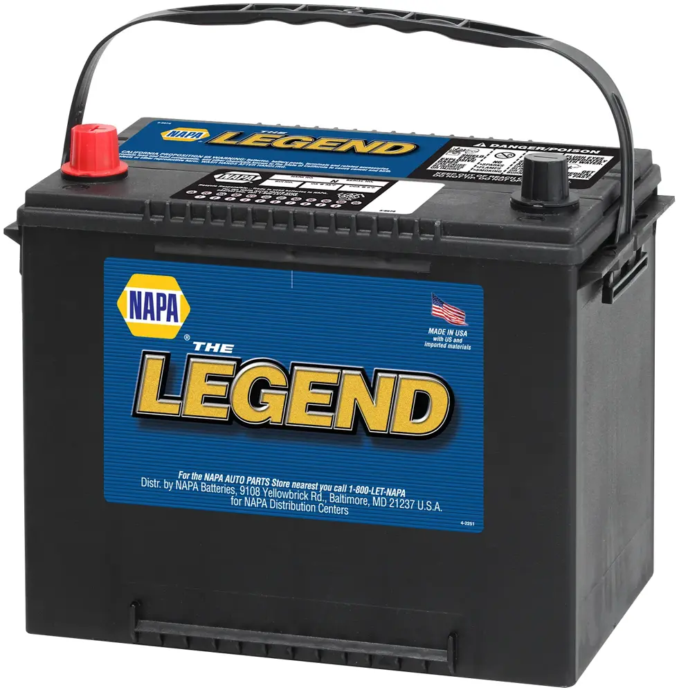 NAPA The Legend Professional Flooded Battery BCI No. 24 650 CCA 12