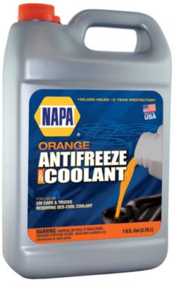 NAPA Extended Life Orange Cooling System Antifreeze + Coolant