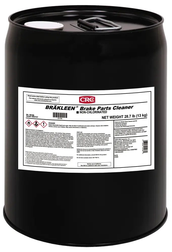 リンリン断捨離中ページ　SCBCO-243/CN CRC Brākleen Brake Parts Cleaner - Non-Chlorinated Non-Chlorinated