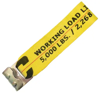 Cargo Hold Down Straps Fixed End