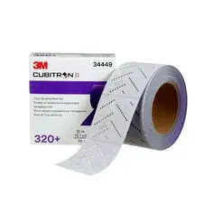3M™ Cubitron™ II Hookit™ Clean Sanding Sheet Roll 34449 320+ Grade