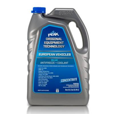 Stapar Bottle of Blue Antifreeze Windshield Washer Fluid Editorial