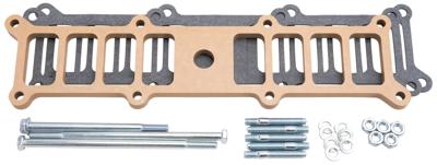 Spectre Performance 5764 Universal 1-Inch Carburetor Spacer | 4-Hole & Open Inserts For Holley/Edelbrock