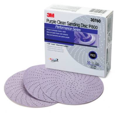3M™ Hookit™ Purple Clean Sanding Disc 334U 30761 6 in P600