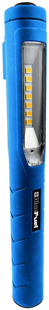 blue fuel rechargeable flashlight NAPA BlueFuel Lightweight Rechargeable Pocket Light 120 Lumens
