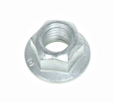 25 Pack M6-1.0 Flange Nuts - 10.9 Grade Zinc Plated Steel Spin Wiz Nuts