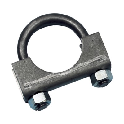 Exhaust Clamp, 1 1/8 in., Standard Duty, Round Holes, 5/16 in. U-Bolt w