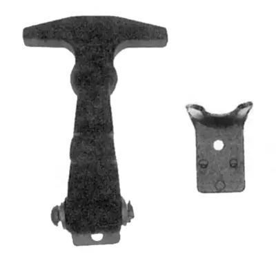 Pack Of 2) Hood Hold Down Latch Kit With Steel Mount & Rubber Easy Grip Handle E - Foto 9