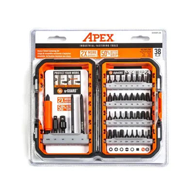 38 Piece Impact Wrench Rated Bits APX AUGSET38 | Buy Online - NAPA